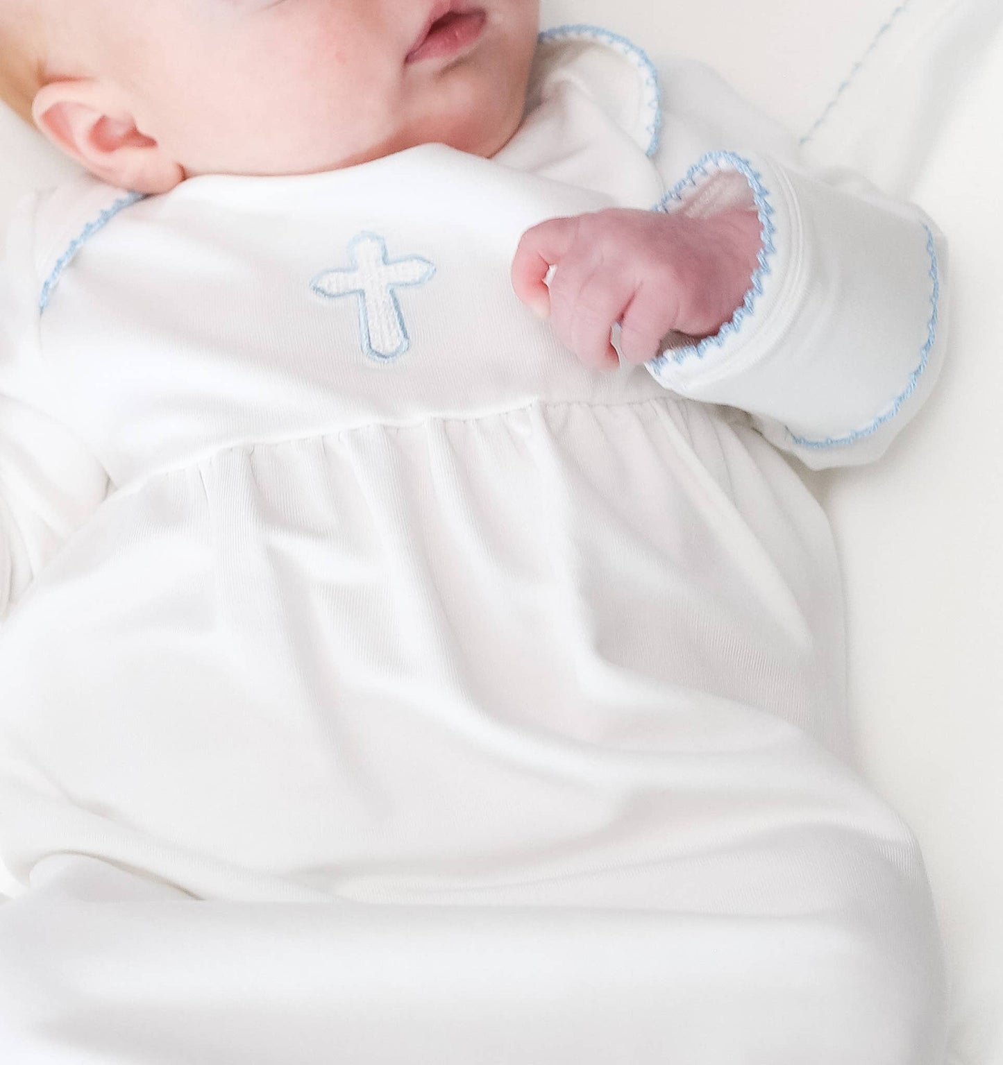 Blue Cross (Baptism/Christian) Infant Gown