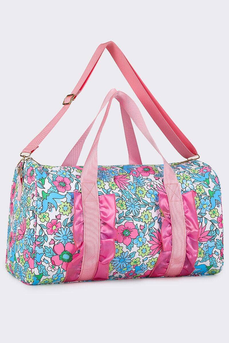 Groovy Floral Duffel Bag