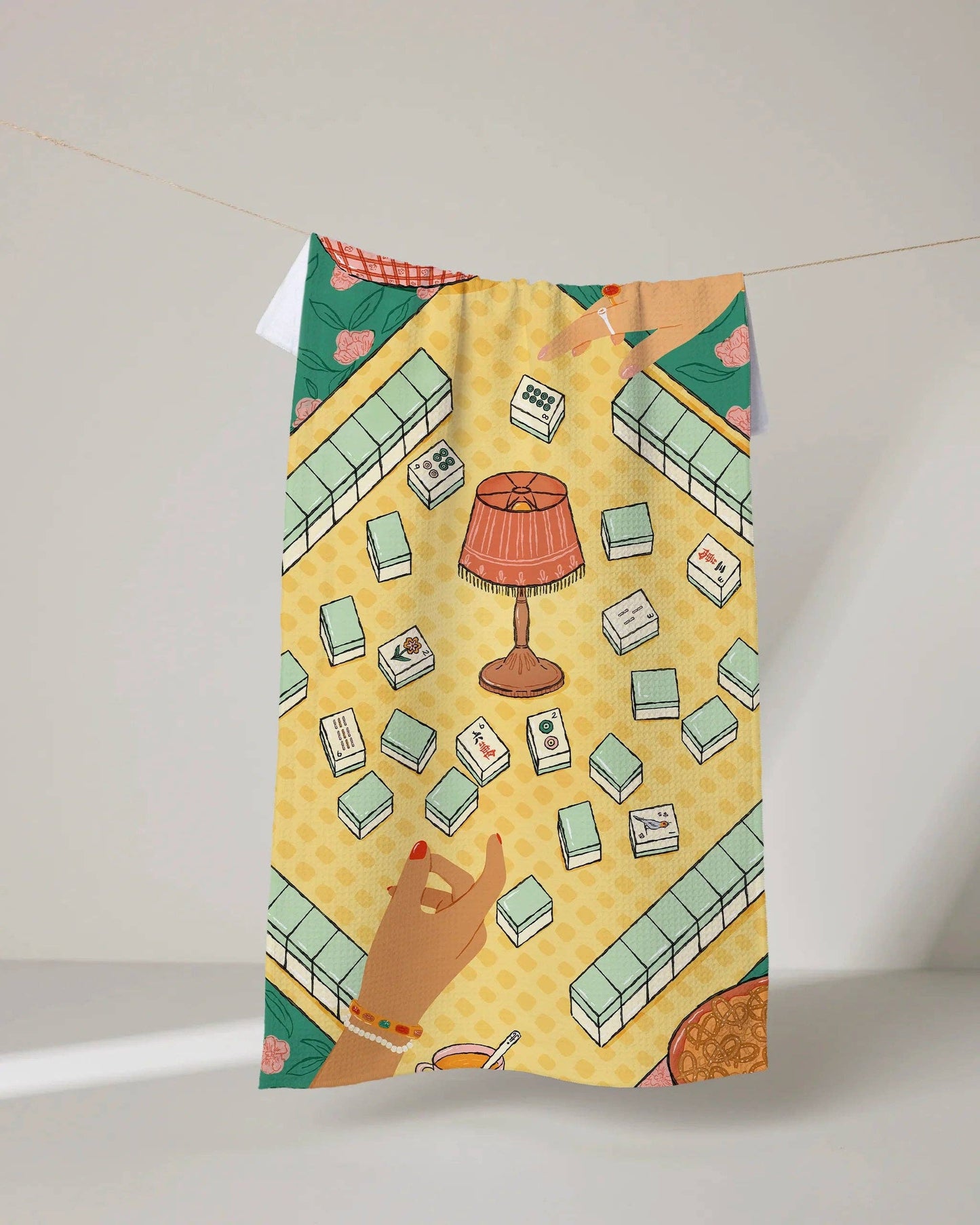 Lucky Hand Tea Towel