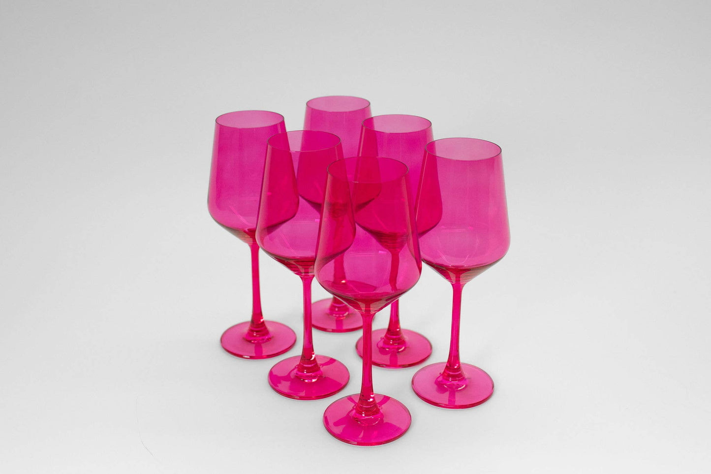 Hot Hot Pink -  Wine Glass