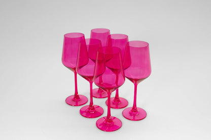 Hot Hot Pink -  Wine Glass