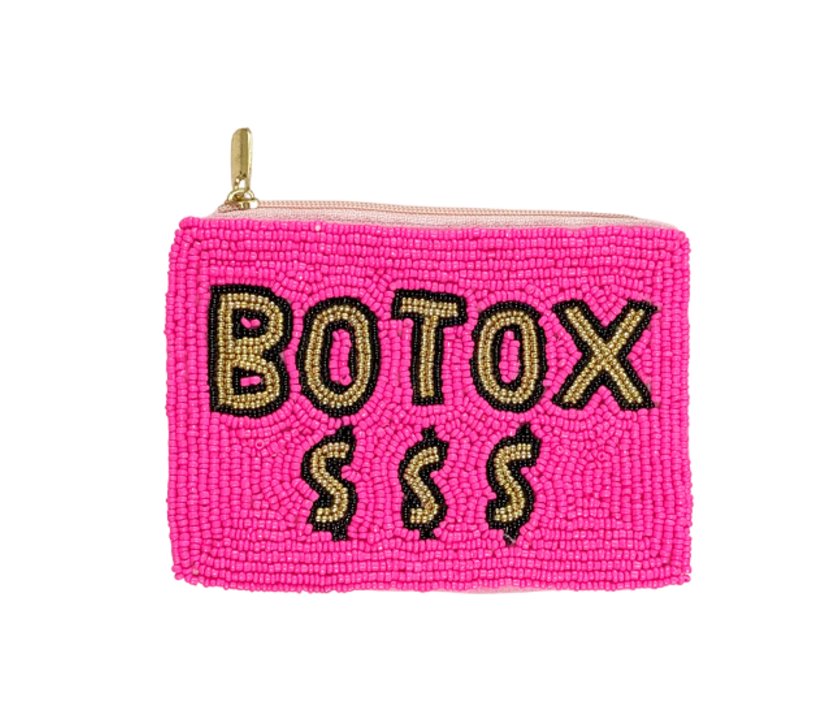 Botox Money Beaded Coin Purse