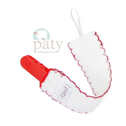 Paty Knit Pacifier Clip