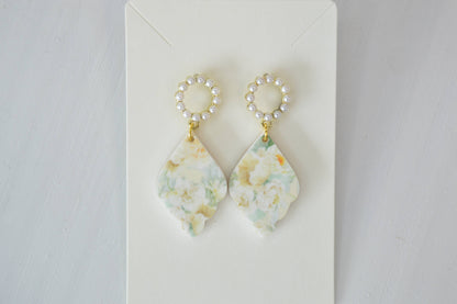 Acrylic Floral Earrings