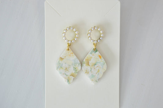 Acrylic Floral Earrings