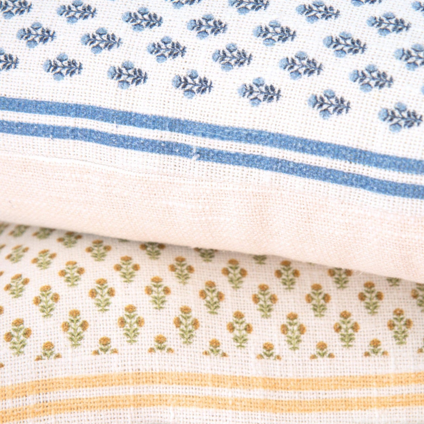Celeste Mughal Flower Pillow- Blue