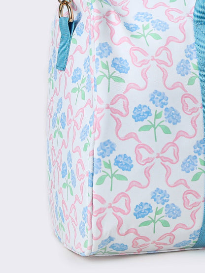 Floral Bow Duffel Bag