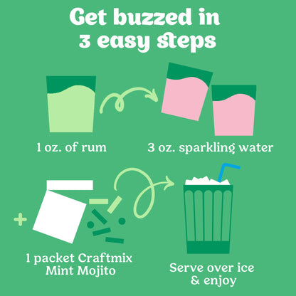 Mint Mojito Cocktail / Mocktail Mixer- Single