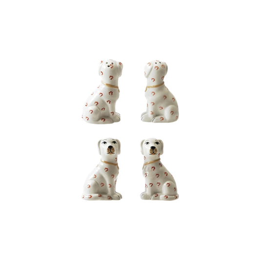 Ceramic Dog Salt & Pepper Shaker Set