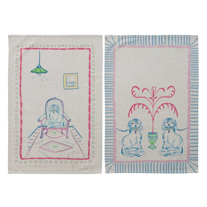 Staffordshire Dog Tea Towel