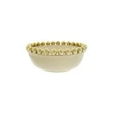 Gold-Electroplated Serving Bowl