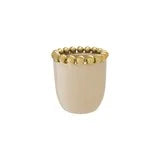 Gold-Electroplated Planter/Vase