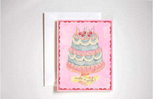 Make a wish- Greeting Card