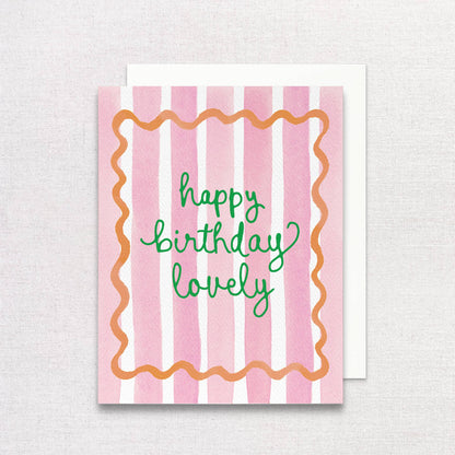 Happy Birthday Lovely Greeting Card | Birthday Card for Her