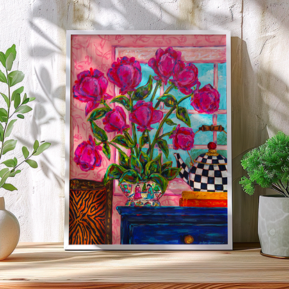 Tulips and Teapot Art