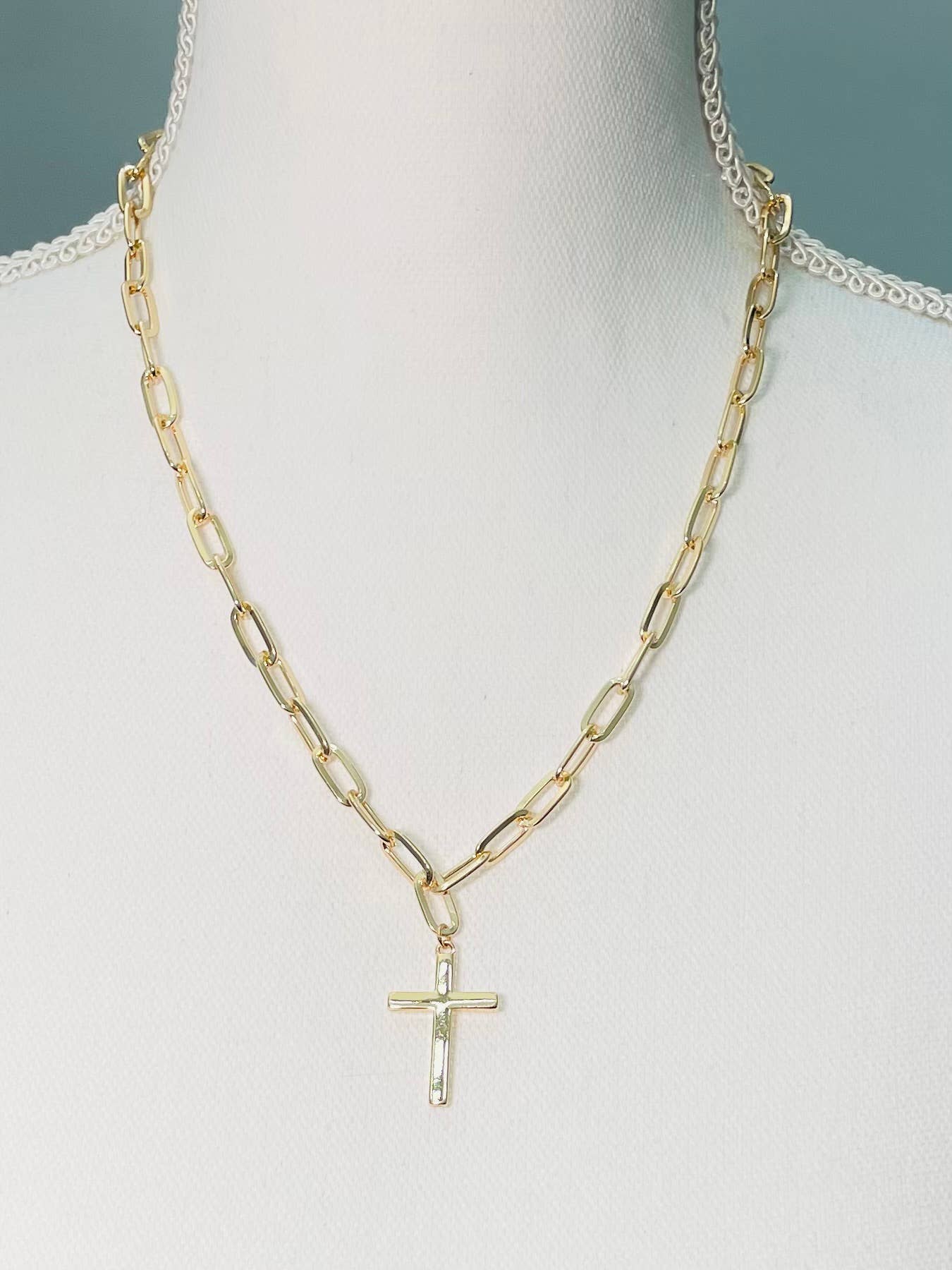 Golden Cross Necklace