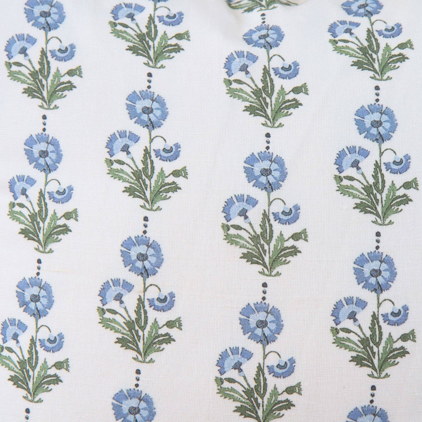 Amalthea Blue Linen Lumbar Pillow