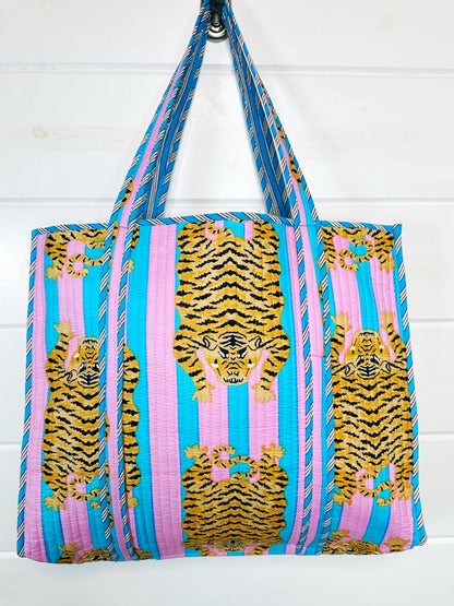 Cotton Candy Tiger Tote