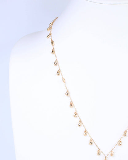Briar Dangle Long Y Necklace Gold