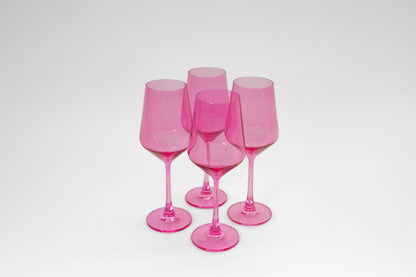 Bubblegum Pink - Wine Glass