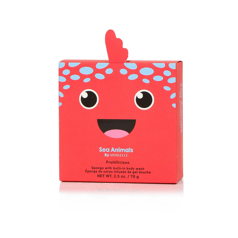 Fiona Fish Sea Animals Sponge |  Coastal Toys | Nautical