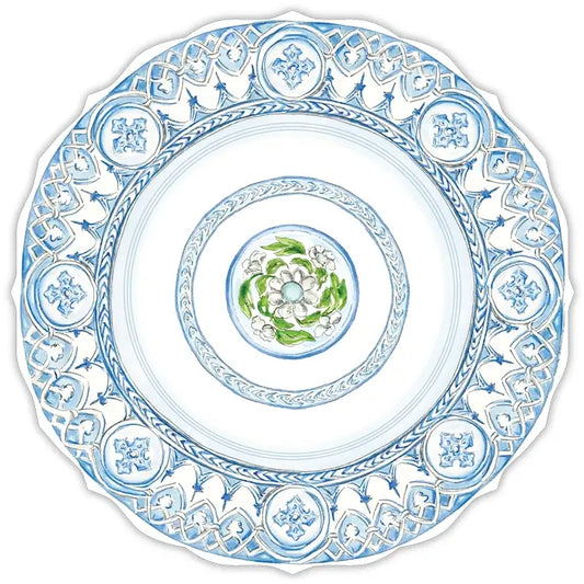 Blue Garden Party Plate Placemat