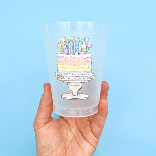 Birthday Cake Party Cup Set