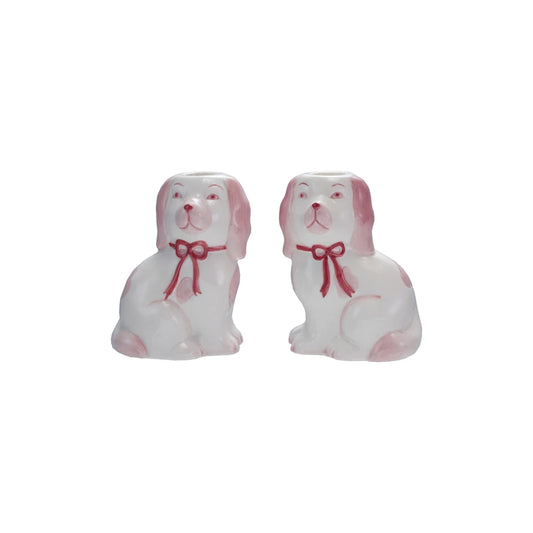 Staffordshire Dog Taper Holder
